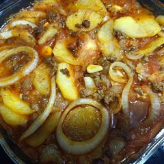 Oven Potato with Beef A picture of Oven Potato with Beef.