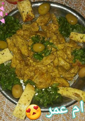 صورة لوصفة شيش بخلطة العنبة ع طريقتي مع جبنة خاصة للشوي