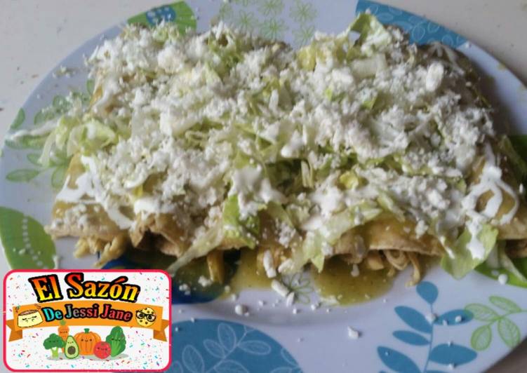 Enchiladas verdes