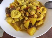 Una foto de pasta rellena con carne