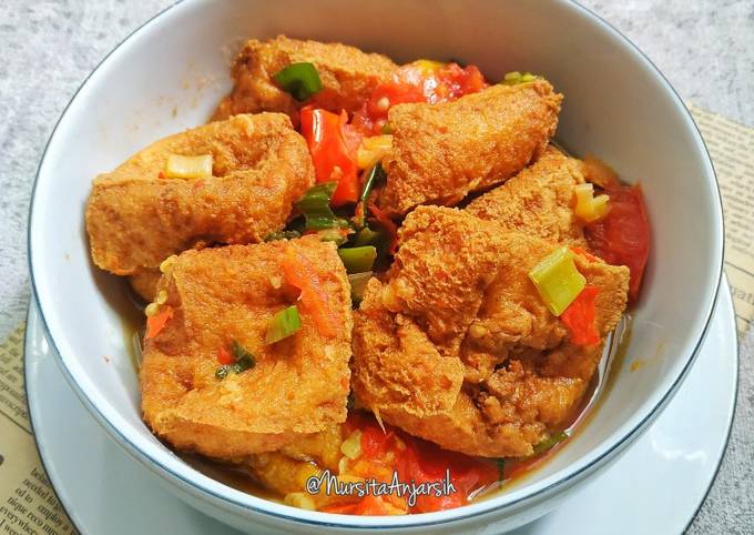 Tahu Sumedang Masak Kuah