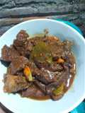 Krengsengan daging sapi