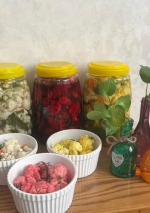 عکسی از دستور شور گل کلم