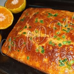 A picture of Fresh Orange Pulp Cake.....For Kids.