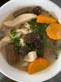 Vegetarian Bún Mắm (Vietnamese Fermented Noodle Soup)