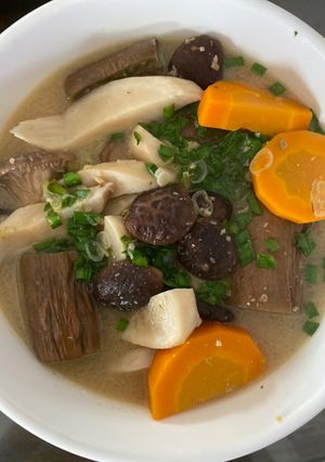 Hình của món Bún mắm chay.