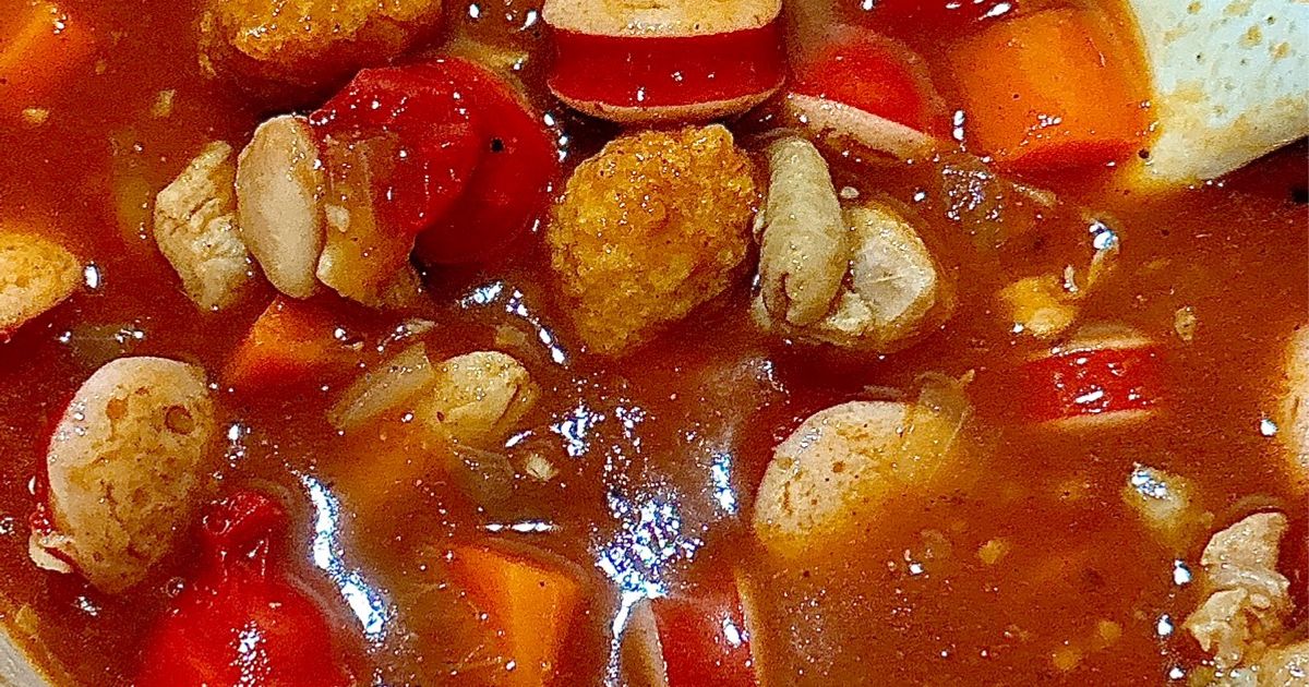 Sup Merah Sosis Terbaikkk 👍🏼👍🏼👍🏼