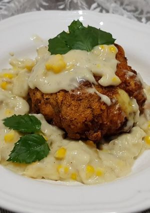 A picture of Cordon bleu #mycookbook.