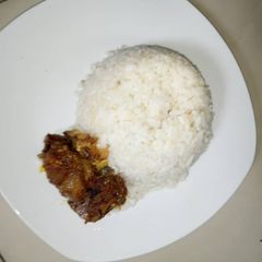 A picture of Abakiliki rice (local rice).