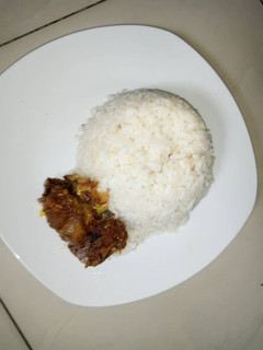 A picture of Abakiliki rice (local rice).