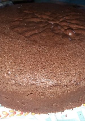 Una foto de Bizcochuelo de chocolate