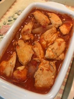Foto resep Chicken with Tomato Sauce