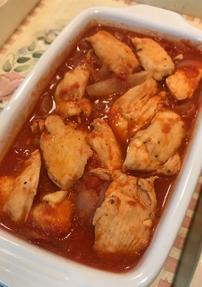 Foto resep Chicken with Tomato Sauce