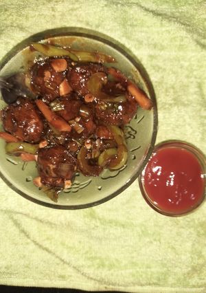 ડ્રાય વેજ.મન્ચુરિયન(dry veg. Manchrun recipe in gujarati) રેસીપી મુખ્ય ફોટો