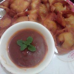 A picture of Wontons.