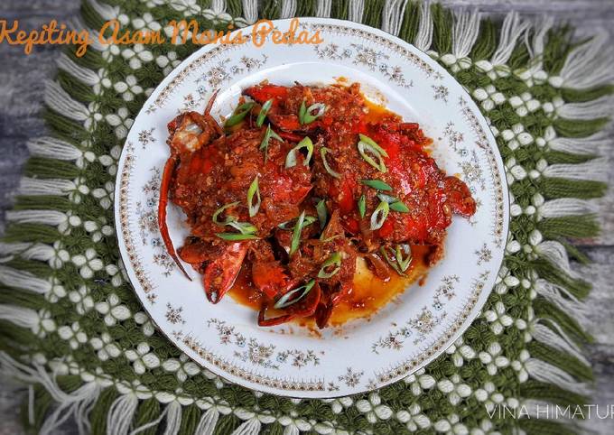 Kepiting Asam Manis Pedas