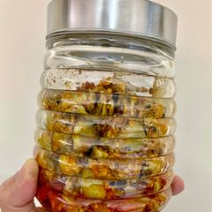 A picture of Instant Lasoda & Raw Mango 🥭 Pickle.