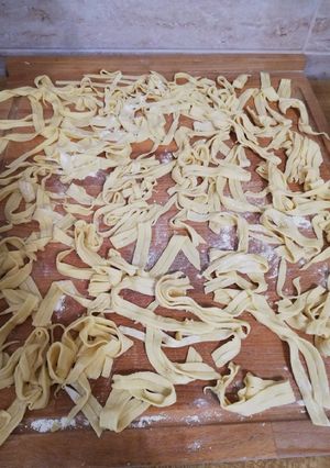 Gyúrt tészta /széles metélt recept fotója