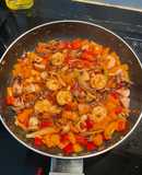 Hải sản sốt cam