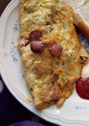 A picture of Onion Vienna Omelet.