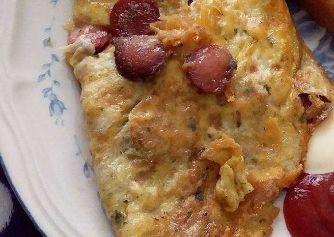 Recipe of Super Quick Homemade Onion Vienna Omelet - Trying New Recipes