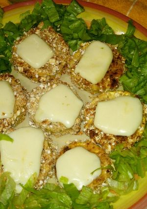 Una foto de Milanesa de zuchinis