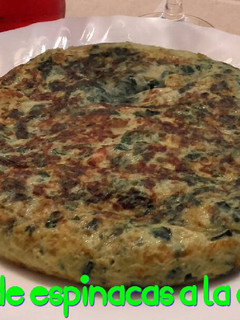 Una foto de Tortilla de espinacas a la catalana*
