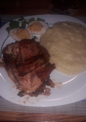 Una foto de Bife de cuadril relleno tipo roll