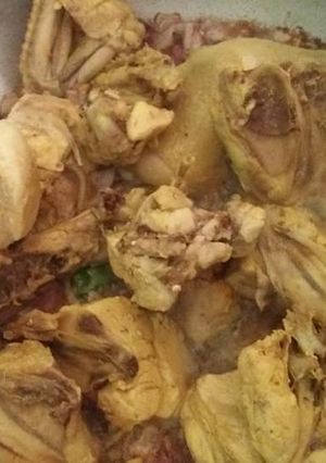 صورة لوصفة دجاج بالحمص