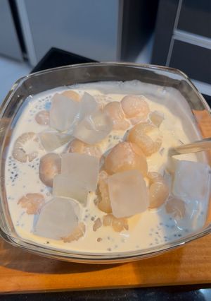 Foto resep Ice Creamy Lychee Jelly