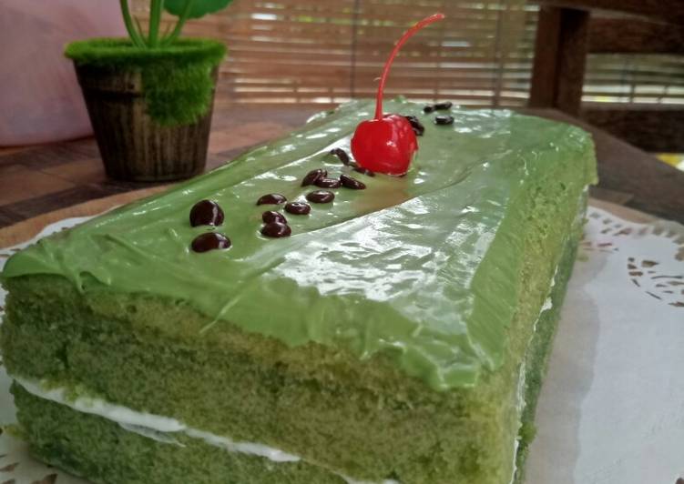 Resep Brownis greentea yang Bikin Ngiler