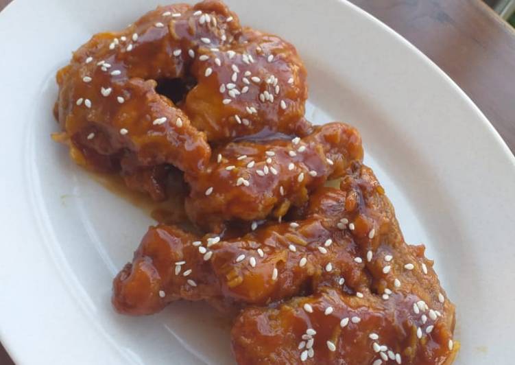11 Resep: Spicy chicken wing Anti Ribet!