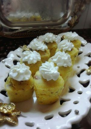 عکسی از دستور کاپ کیک وانیلی
