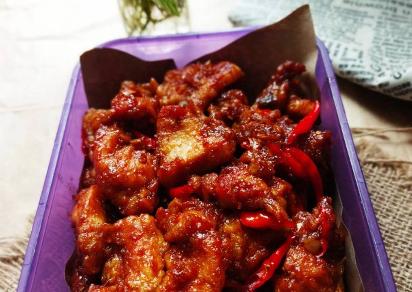 Ayam Asam Manis Sederhana Mudah dan Enak