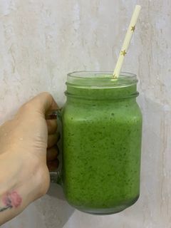 Hình của món Sinh tố xanh xanh.