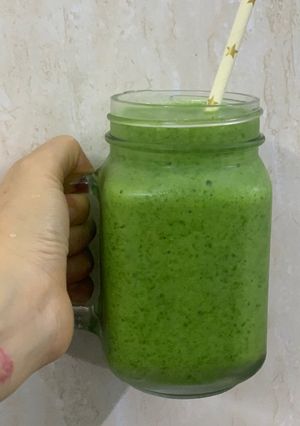 Hình của món Sinh tố xanh xanh.