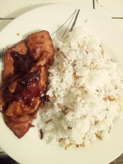 Una foto de Pollo horneado a la BBQ