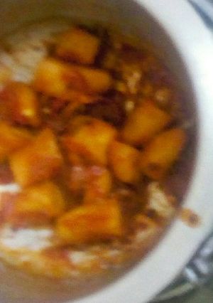 A picture of Fried Matoke.