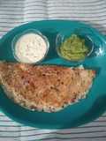 Onion Rava Masala Dosa