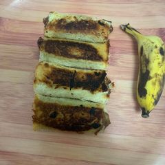 A picture of Banana bread roll.