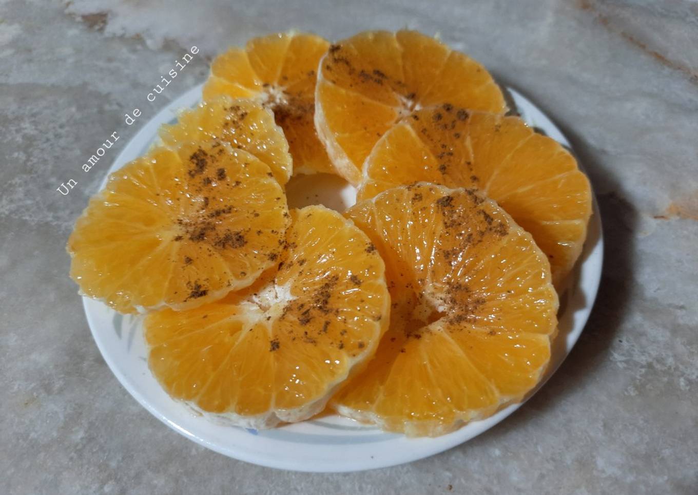 Orange à la cannelle 🍊