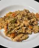 Cous cous con pollo y verduras