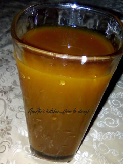 A picture of Mint tamarind juice.