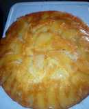 Torta invertida de manzana