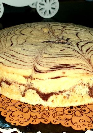 عکسی از دستور کیک زبرا 😋