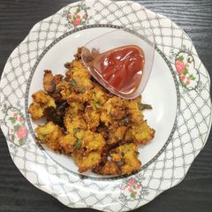A picture of Crispy Corn Rava Pakoda Recipe | Best Evening Snack.