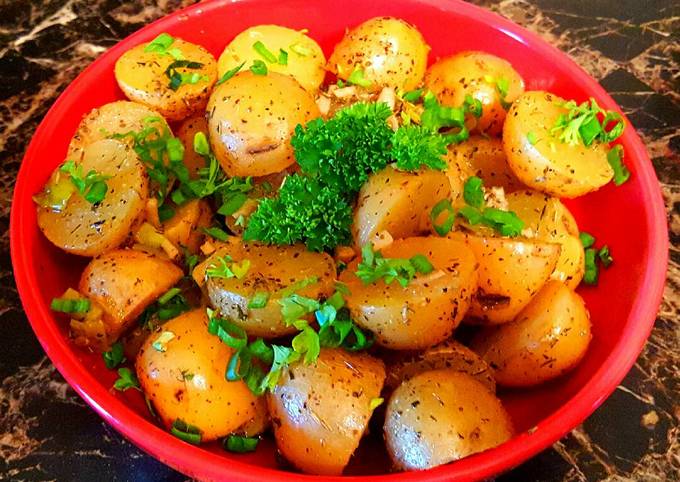 Simple Way to Make Favorite Mike's Garlic Herbes de Provence Potatoes
