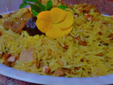 كبسة اللحمة والفطر