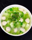 Canh Bí Đao Nấu Mọc