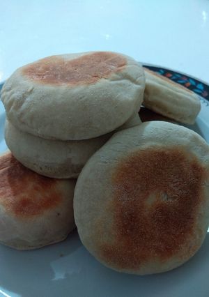 Una foto de English muffin